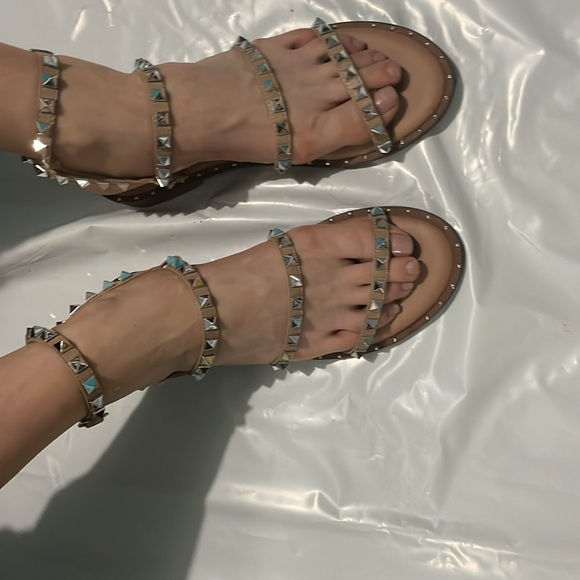 Steve Madden Rhinestone Wrap Sandals- Size 8 - Picture 8 of 8